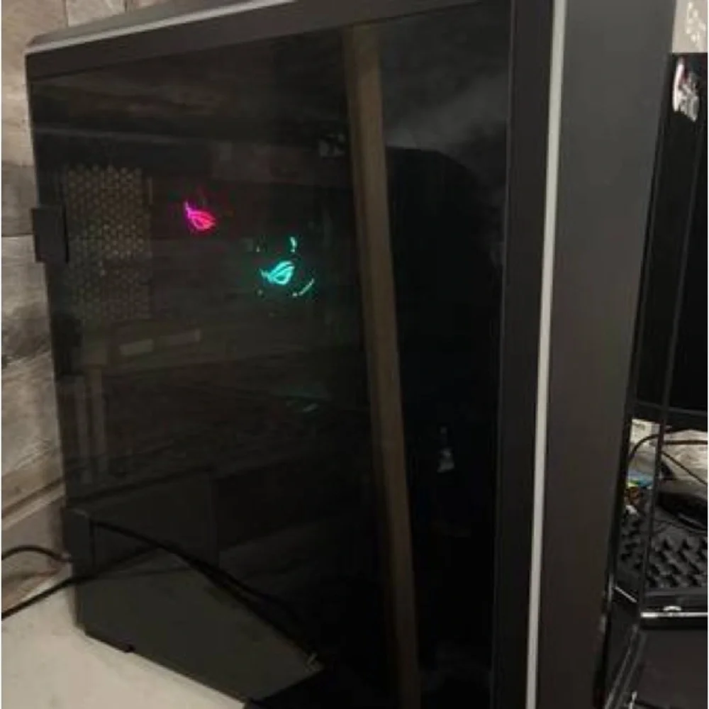 ASUS ROG Gaming PC with Red and Black Accents